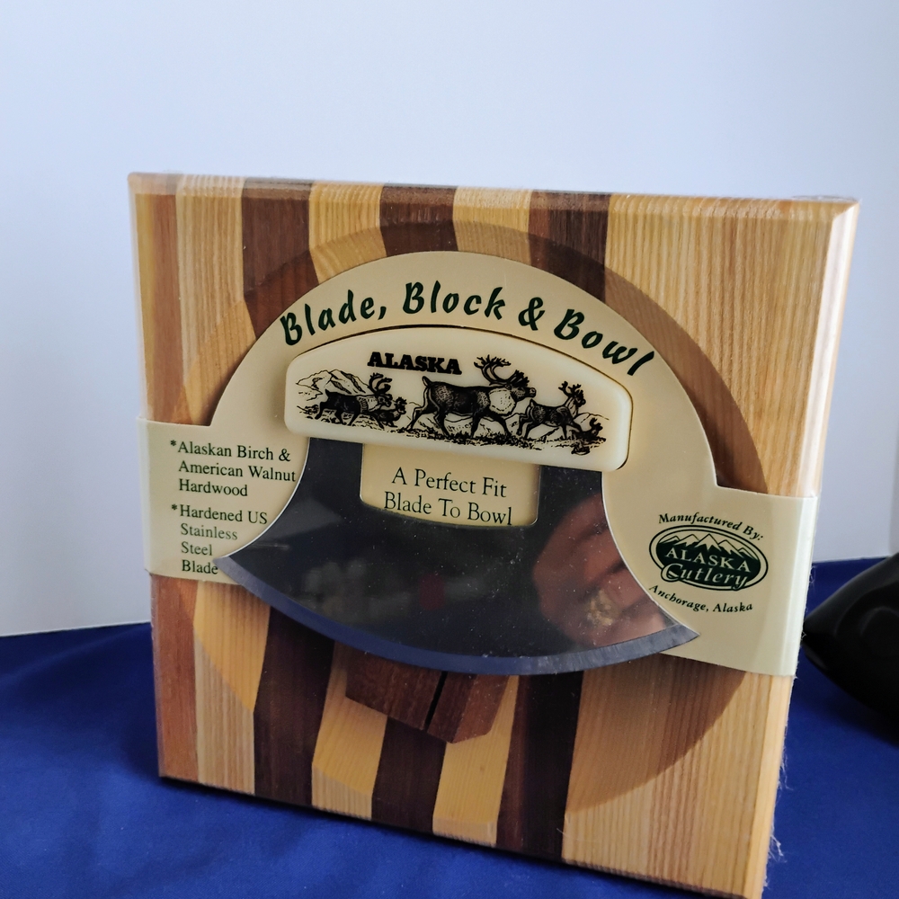 Alaska Cutlery Blade, Block & Bowl Set